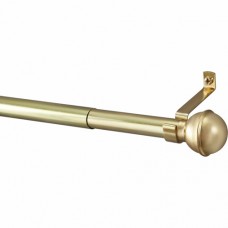 Mainstays Adjustable 5/8" Diameter Brass Finished Cafe Curtain Rod   553558360
